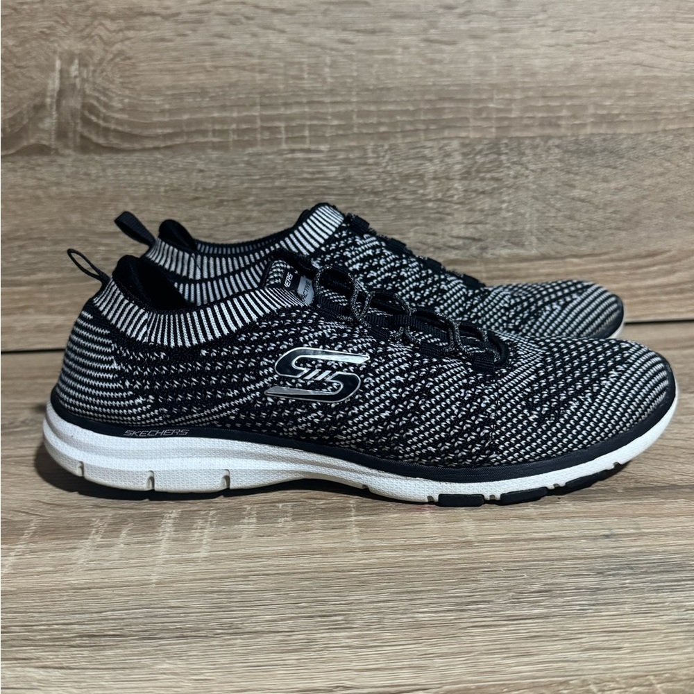 Skechers Galaxies Flex knit air cool Sneakers Womens Size 8 slip on shoes no tie - Picture 2 of 9